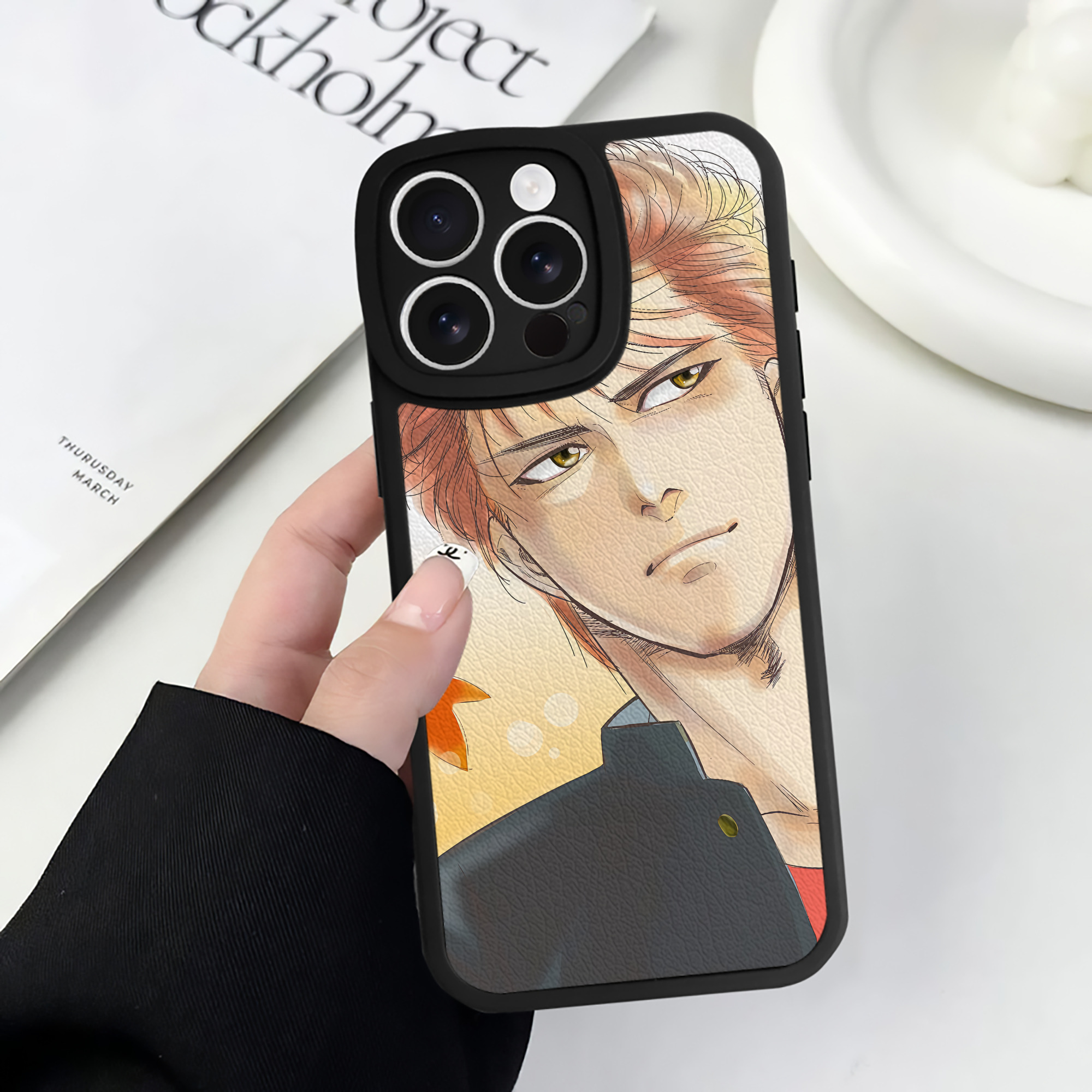 （画像用） SLAM DUNK／スラムダンク 【iPhone 16シリーズ対応】シリコンスマホケース（レザー調） 材質：シリコン